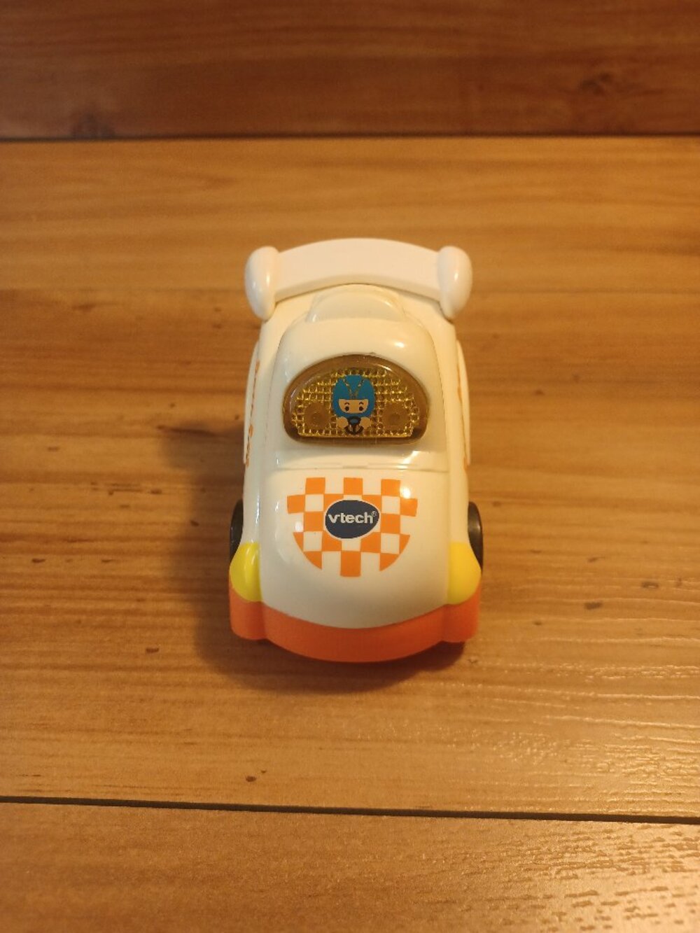 V-tech Race Car Has Wheels, Lights, Sounds, Rolls, Fun Toy